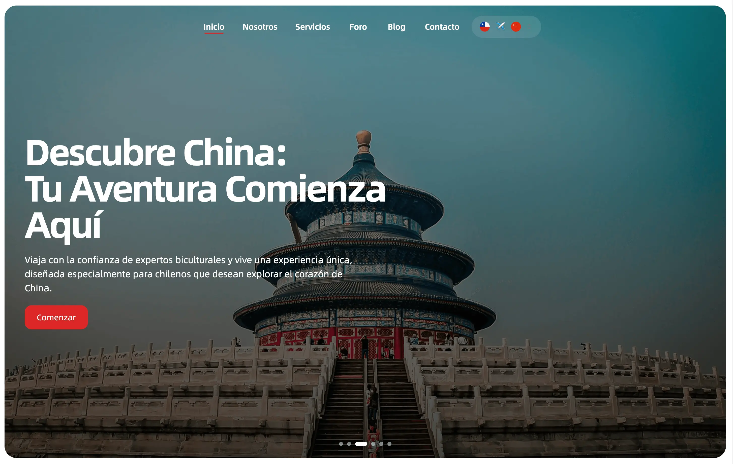 Baorong Internacional — site screenshot